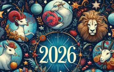 Horoscope 2026 pour chaque signe du zodiaque et messages de vœux